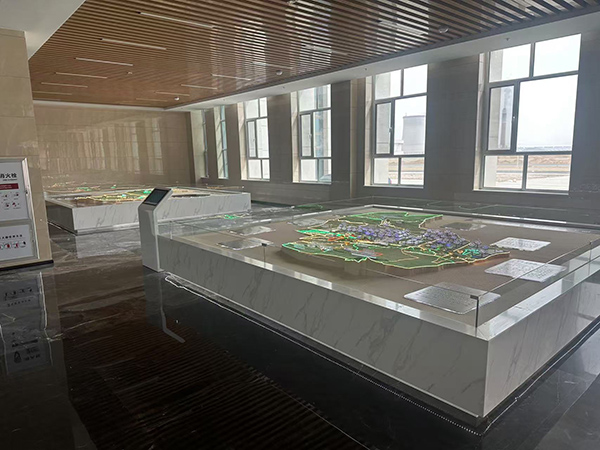 瓜州县风光资源分布沙盘