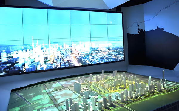 11月电子兰州新区兰州新区沙盘模型新进展：轩辕沙盘深化地形浮雕与数字交互融合